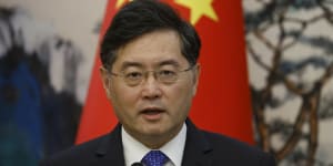 Chinese Foreign Minister Qin Gang.