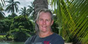 Leon Baker pictured in Port Douglas this week.