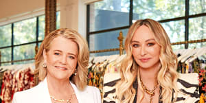 Nicola Forrest with Camilla Franks. Tattarang’s investment in Camilla will be the first time the fashion label has taken on external capital. 
