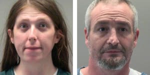 Jessica Watkins and Donovan Crowl In an undated image provided by the Montgomery County Jail,