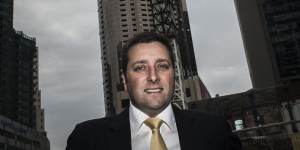Matthew Guy in 2014,when he was planning minister.