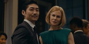 Brian Tee as Clarke and Kidman as Margaret in Expats.