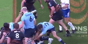 Will Harrison boots the Waratahs to victory over the Crusaders.