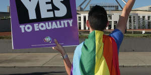 Australians voted yes to same-sex marriage in a postal vote held in 2017. 