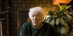 Seamus Heaney in 2008. His poetic gifts put him under the pressure of expectation.