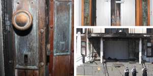 The Old Parliament House doors may not be able to be repaired and the portico will have to be torn down.