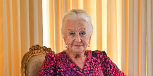 Olga Horak,a 94-year-old Holocaust survivor.