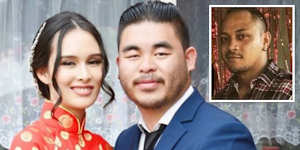 Richard Moananu,inset,was jailed over the crash that left Katherine Gordon dead and her husband Bronko Hoang severely injured