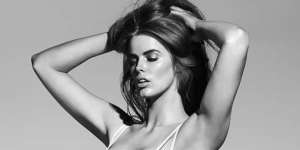 Red hot:Robyn Lawley,the new face of Pantene.