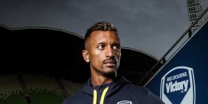 Nani at his new home ground,AAMI Park.