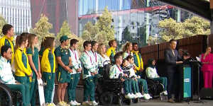 Minns welcomes Olympians,Paralympians home