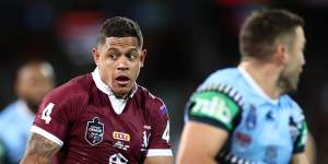 Gagai laughs off his Origin transforming act and lauds boom winger