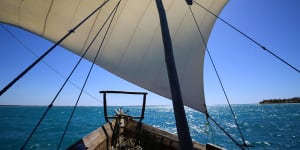 Dhow sailing safari,Mozambique:Sailing Africa's Whitsundays