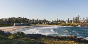 Kiama’s median house price fell 15 per cent year-on-year,after recording huge gains during the market boom.