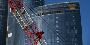 Sky’s the limit as a record number of cranes light up Sydney,Melbourne