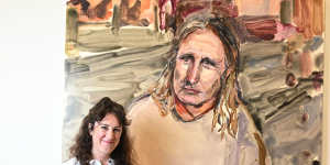 Archibald winner’s style perfectly matched to subject Tim Winton