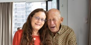 Louise and David Helfgott. “Even though I’m much younger,I’ve often had to be the big sister,” Louise says. 
