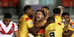 Albanese backs PNG push for an NRL club amid support for a World Cup in Pacific