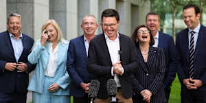 David Littleproud and the Nationals announce their new climate policy on Sunday.