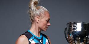 Erin Phillips has eyes on the prize with Port Adelaide.