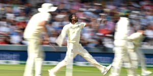 Archer bowls during day four of the second Test at Lord's.