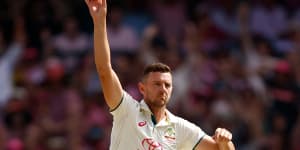 Hazlewood’s stunning over sets up centre stage for Warner farewell