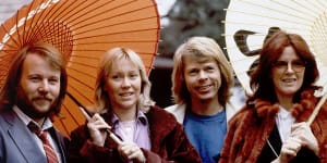 Benny Andersson,Agnetha Fältskog,Björn Ulvaeus and Anni-Frid Lyngstad (Frida) from ABBA.