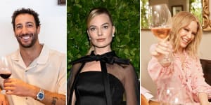 A glass of Daniel,Kylie or Margot? Why celebrities are turning to alcohol