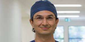 Surgeon Dr Munjed Al Muderis has joked about maggots during a conference in Melbourne. 