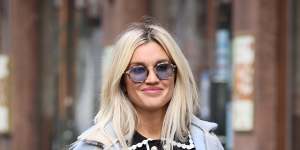 LONDON,ENGLAND - FEBRUARY 02:Ashley Roberts seen leaving Heart Breakfast Radio Studios on February 02,2021 in London,England. (Photo by Neil Mockford/GC Images) Images for shacket story for Life page. March 31,2021