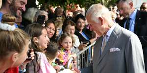 King meets child survivors of stabbing rampage that fuelled unrest across Britain