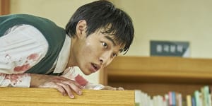Yoon Chan-young as Lee Cheong-san in Netflix zombie thriller All of Us Are Dead.