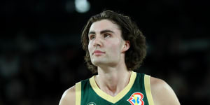 Josh Giddey was the Boomers’ best player at the World Cup.