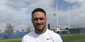 Valentine Holmes to face NFL scouts