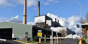 Synergy’s Muja coal-fired power staton in Collie WA June 2022.