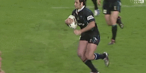 Sonny Bill Williams clashes with Joel Clinton.