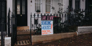 Paddington residents rallied behind their neighbours in the boarding houses.