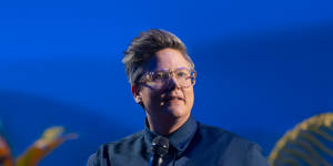 Hannah Gadsby in Something Special at the Sydney Opera House.