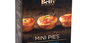 The lamb and rosemary is our pick of the Liz&amp;Betty mini pies.
