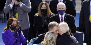 Sights,sounds,and a sob:highlights from Joe Biden's inauguration