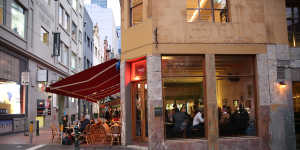 Kirk’s Wine Bar is located beneath another favourite,French Saloon.