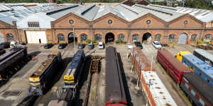The Newport Railway Workshop pictured in March 2024.