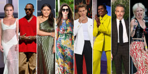 The most stylish people of 2022. Florence Pugh,Lewis Hamilton,Nakkiah Lui,Anne Hathaway,Austin Butler,Michelle Obama,Chris Pine,Amy Taylor.