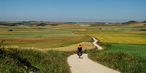 Pilgrims first began walking the Camino de Santiago in the 9th century. Today they can also go by bike.