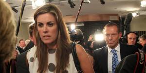 Tony Abbott and his then chief of staff Peta Credlin in 2012. 