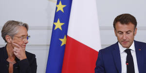 French Prime Minister Elisabeth Borne and President Emmanuel Macron want a ceasefire in Gaza.