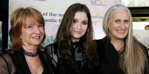 Alice Englert (left) and her mother,Jane Campion,built a special bond when Englert decided to embark on an acting career and was preparing for auditions.