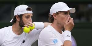 Jordan Thompson and Max Purcell were gallant but lost the final of the men’s doubles at Wimbledon.