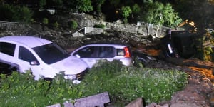 Hundreds evacuated after landslide cascades through Italian town