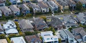 Housing developments at Warriewood in Sydney’s northern beaches.